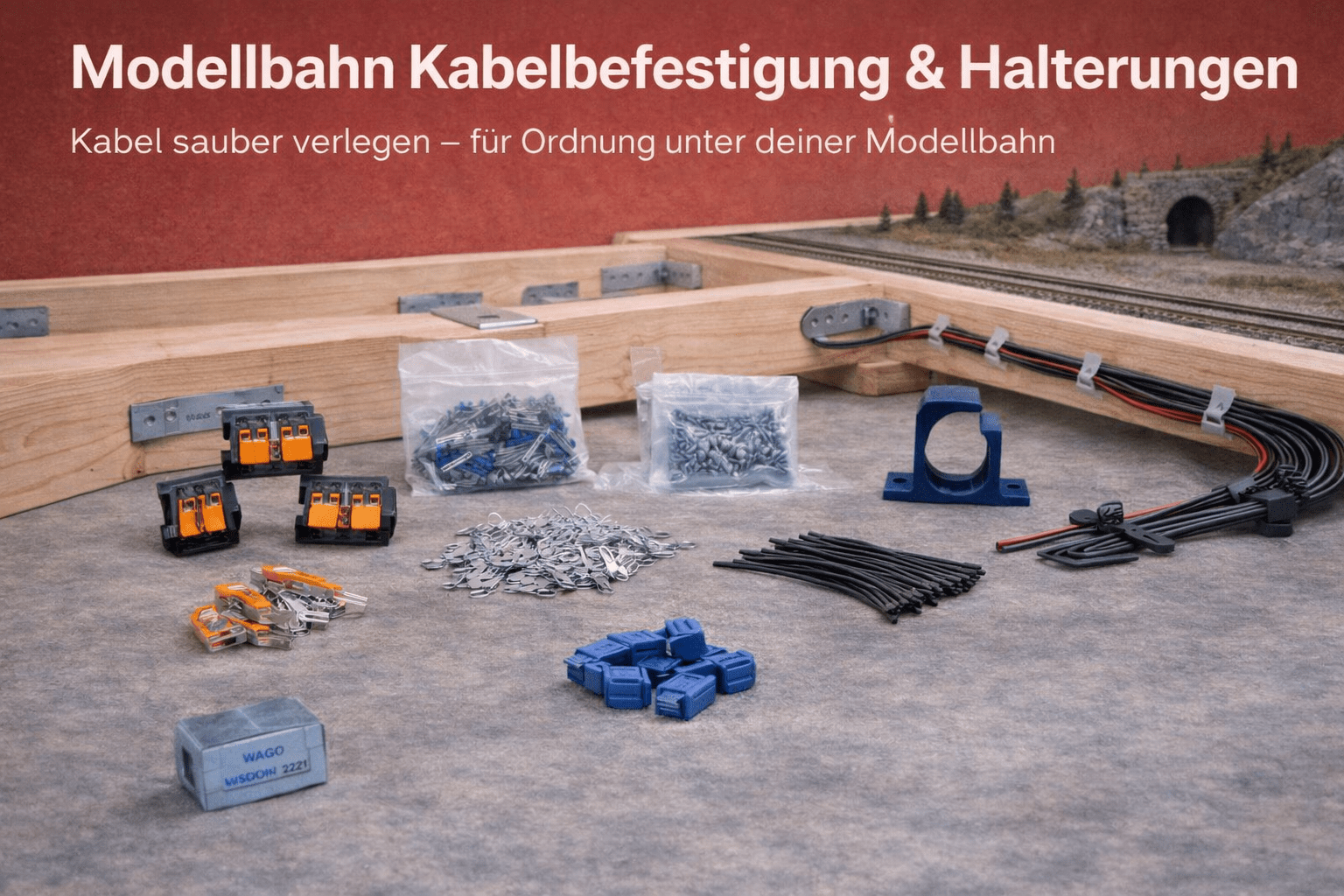 Modellbahn Kabelbefestigung & Halterungen - DSEG-Shop