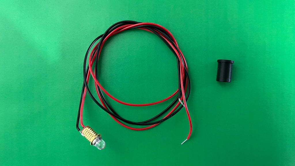 E5 / E5.5 LED Modul für Modellbahn | LED mit Fassung & 3D-Druck Hülse | 1er, 3er & 5er Set