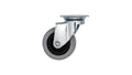 Apparate - Lenkrolle mit Gummireifen – 50 x 20 mm für bewegliche Modellbahntische & Anlagen - DSEG - Shop