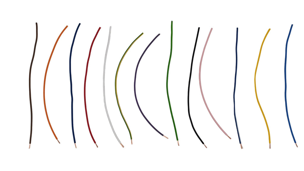 Modellbahnlitze 0,25–0,75 mm² – flexible Kabel in verschiedenen Farben für Modellbahn & Elektrik - DSEG - Shop