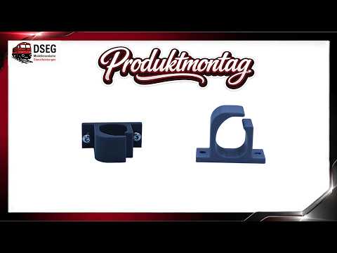Kabelhalterung für Modellbahn-Anlagen – saubere Kabelführung